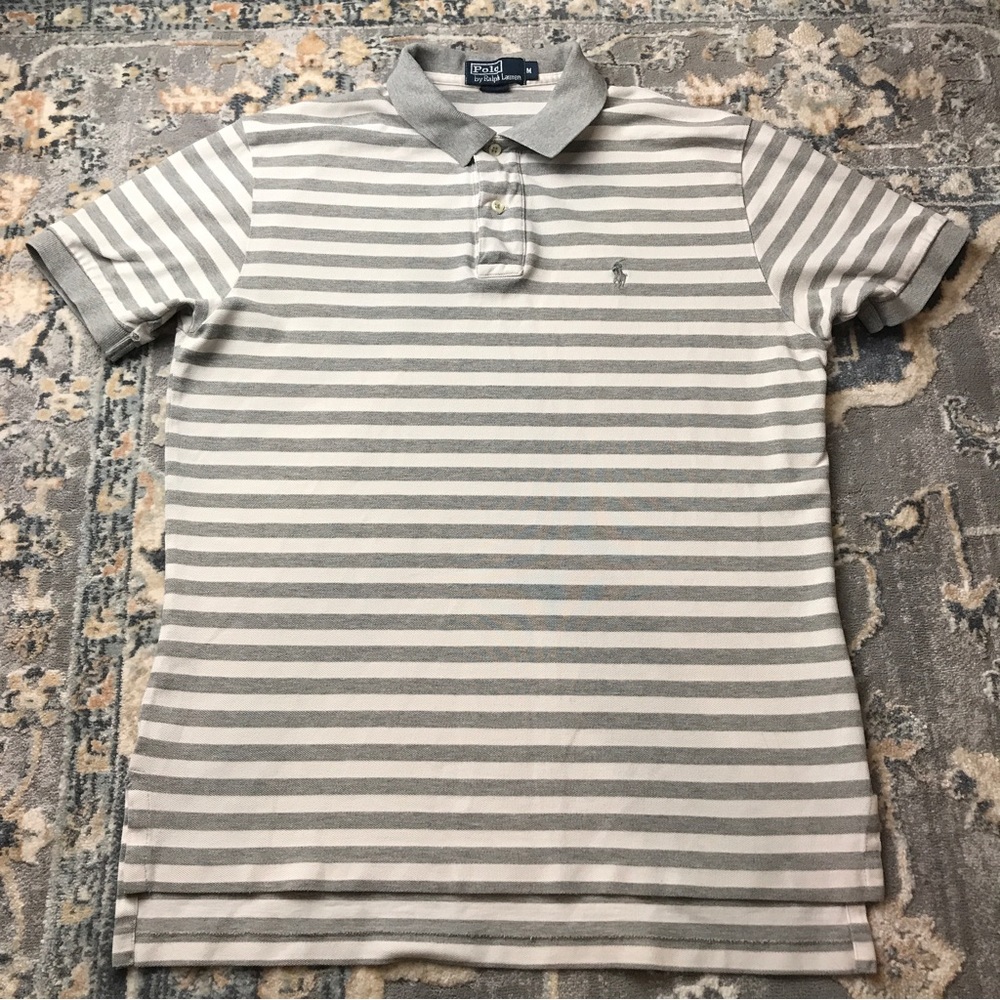 Polo Ralph Lauren Striped Grey White